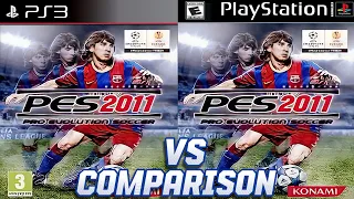 PES 2011 PS3 Vs PS1