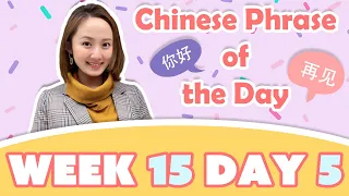 #StayHome and Learn Beginner Chinese #With Me | Chinese Phrase of the Day Challenge (WEEK 15/REVIEW)