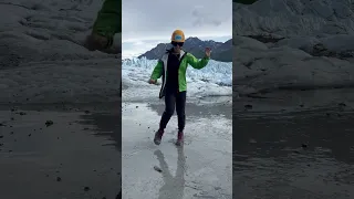 Ice ice baby literally! #shuffledance #footwork #glacier