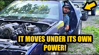 THE BUDGET LS SWAP CAMARO MOVES UNDER ITS OWN POWER