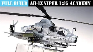 AH-1Z VIPER by ACADEMY 1/35 scale model aircraft building