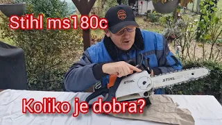 Stihl MS 180c recenzija! Da li vredi nešto?