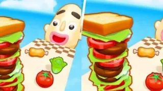 Sandwich Runner A Delicious Adventure | Gameplay Highlights and Fun Moments#sandwichrunner #gameplay