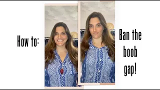 Style How To: Get Rid of the Button Down Boob Gap