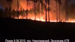 Видео недели. Пожар в Николаевском