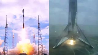 SpaceX Starlink 42 launch & Falcon 9 first stage landing, 21 April 2022