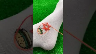 Learn to Repair Hole in Sock Part 260 #shorts