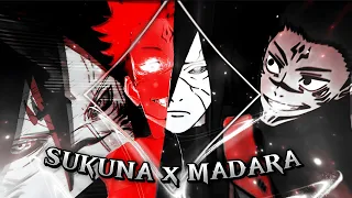 Sukuna X Madara!!!! Collab edit [ft @sphynxzzz ] #amv #animeedit