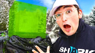 Destroying a REAL Life Minecraft Slime Block