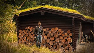 Log Cabin in the Mountains with Living Roof: 10 Days in the Scottish Highlands