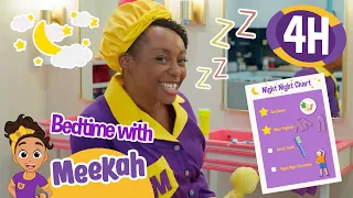 Meekah's Bouncy Bedtime! | 4 HOURS OF MEEKAH! | Educational Videos for Kids