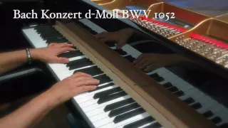 Bach - Konzert d-Moll Klavierpart  I.Satz BWV 1052 Ernestyne Corty