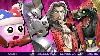 Super Smash Bros Ultimate - All Bosses on 9.9 Intensity Classic Mode