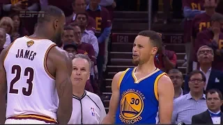 All Lebron james fights steph curry,green,thompson