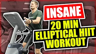 *NEW* Insane 20 Minute Elliptical Workout - HIIT Workout