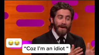 Graham Norton 😂😂😂jake gyllenhaal 😂😂😂