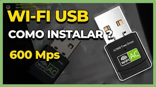 ADAPTADOR Wi-Fi AC600, com muita PROMESSA para 600 Mbps, vamos INSTALAR e TESTAR essa VELOCIDADE