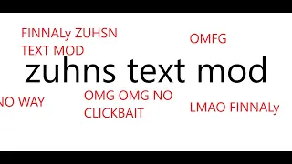 Zuhn's text mod! (the best csgo text mod) w/Arthur.c'est-moua