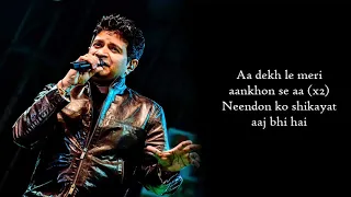 Dil Tod Ke Lyrics | Soulful KK | Manthan | Vijay Verma | Ishq Ke Parindey