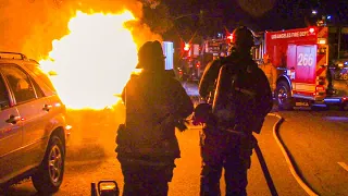 LAFD Light Force 66: Vehicle Fire