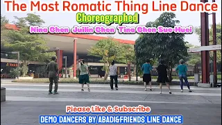 The Most Romatic Thing / Line Dance / High Beginner / Nina Chen / Juilin Chen / Tina Chen Sue-Huei