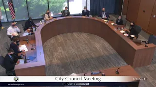 City Council Meeting - June 15, 2021