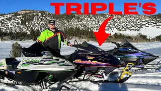 The BEST Era of Snowmobiles, The 90’s Triple’s!