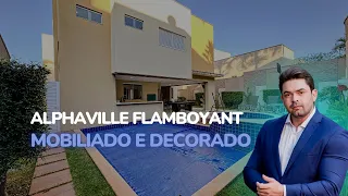 CASA MOBILIADA E DECORADA EM ALPHAVILLE FLAMBOYANT | GOIANIA | POR FELIPE SOARES