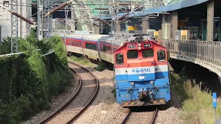 [단편 영상] 경부선 신길역 임시무궁화호열차 가속통과영상