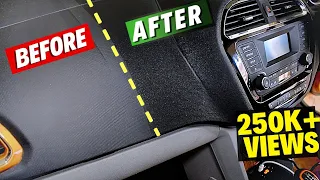 HOW TO CLEAN AND RESTORE CAR DASHBOARD AND PLASTIC TRIMS CAR INTERIOR CLEANING DASHBOARD CLEANING