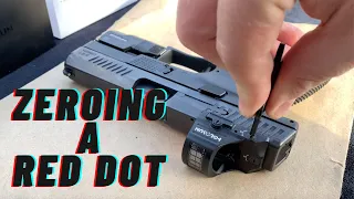 Zeroing a Pistol Red Dot