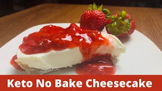 No Bake Cheesecake in 15 Minutes | Keto No Bake Cheesecake