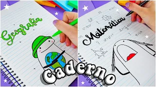 CADERNO BONITO E ORGANIZADO 2023 DIVISÓRIAS DE MATÉRIAS FLORK