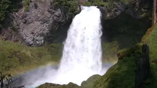 Shofar Worship with waterfall