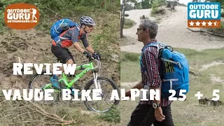 Review Vaude Bike Alpin 25+5 rugzak