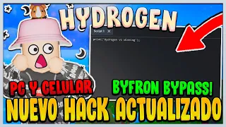 [NUEVO] HACK / EXPLOIT PARA ROBLOX | HYDROGEN | BYFRON BYPASS | PARA PC Y CELULAR! ACTUALIZADO