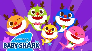 The Red-Nosed Baby Shark | Christmas Songs | Holiday Special | Baby Shark Official