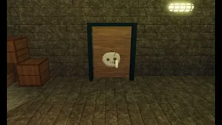 DOORS FLOOR 2 - What happens if you go in the second skeleton door?