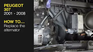 How to replace the alternator on a Peugeot 307 2001 - 2008 4147   Alternator