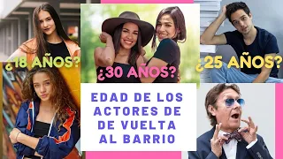 DE VUELTA AL BARRIO EDADES 2021 | DVAB 2021 | DE VUELTA AL BARRIO 4TA TEMPORADA