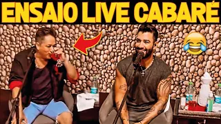 Gusttavo Lima e Leonardo Brincando no Ensaio da Live Cabaré kkk