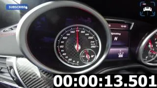 2016 Mercedes Benz GLE 450 AMG 3.0 V6 BiTurbo 367 HP Coupe FAST! 0-228 km/h Acceleration Test