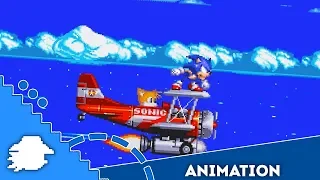 Sonic Mania - Opening cutscene in S3K style!