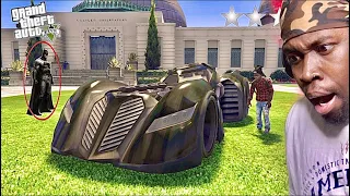 I stole BATMOBLIE from BATMAN In GTA 5 ! (GTA 5 MODS)