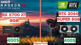 RTX 2060 SUPER vs RX 5700 XT Test in 11 Games | 1080p and 1440p Gaming Benchmark Test