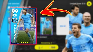 Trick to get 99 rated RUBEN DIAS & Level Up Tutorial✅✅ in eFootball 2023 Mobile