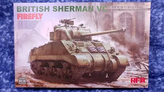 Ryefield Models 1:35 scale Sherman Firefly - What's in the box?