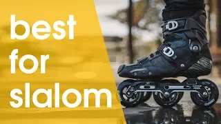 THE POWERSLIDE HARCORE EVO TRIINTY IS THE BEST SLALOM INLINE SKATE