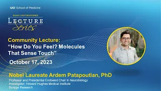 Ardem Patapoutian, PhD | Dean's Distinguished Lecture Series - Community Lecture