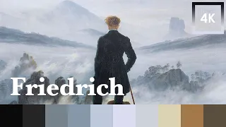 Color Palette - Caspar David Friedrich